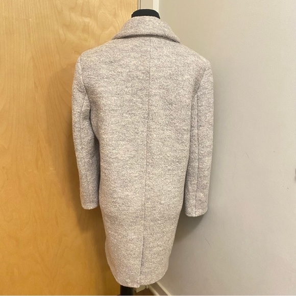 Marc New York Paige Wool Blend Bouclé Coat - Ivory Gray Women’s Size 10 - Picture 10 of 17